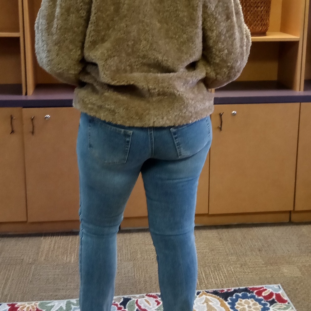 Faux Fur Waist Lenght